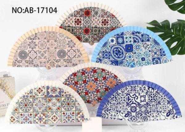 ABANICO 23cm DECORADO (12)