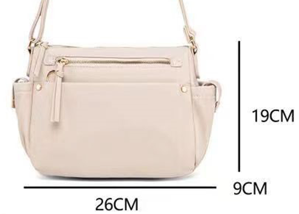 BOLSO BANDOLERA LISO 26x19cm