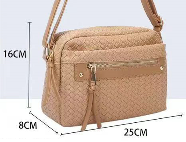 BOLSO BANDOLERA LISO 25x16cm