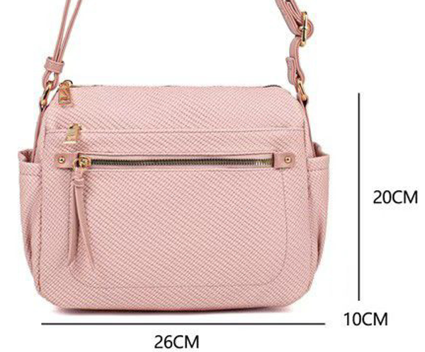 BOLSO BANDOLERA LISO 26x20cm