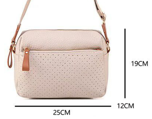 BOLSO BANDOLERA LISO 25x19cm