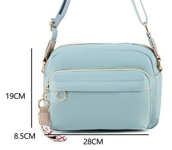 BOLSO BANDOLERA LISO 28x19cm