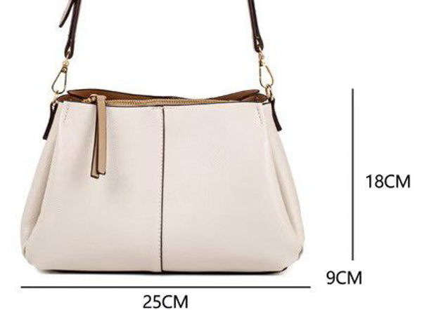 BOLSO BANDOLERA LISO 25x18cm