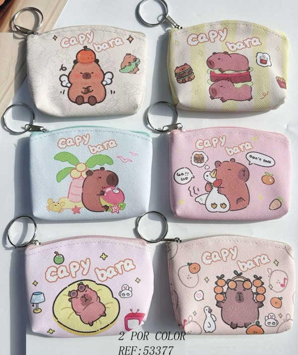 MONEDERO CREMALLERA CAPYBARA 10x9cm (12)