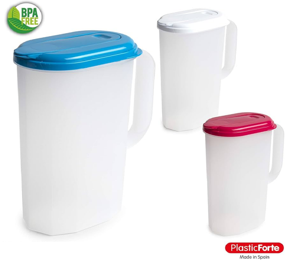 JARRA PLASTICO CON TAPA