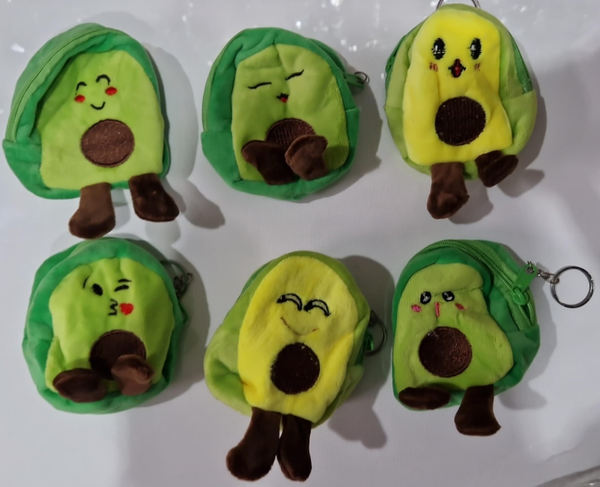 MONEDERO PELUCHE AGUACATE