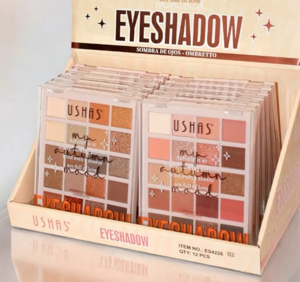 PALETA SOMBRA OJOS 20COLORES USHAS