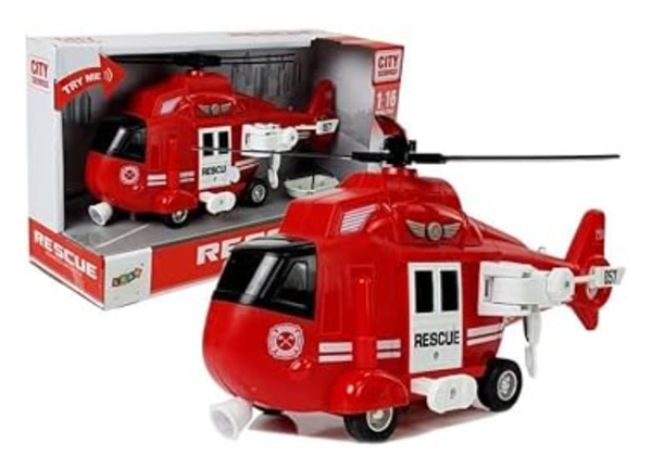HELICOPTERO BOMBEROS ACCION LUZ/SONIDO