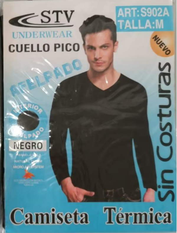 CAMISETA INTERIOR CRO. THERMAL NEGRA (12)