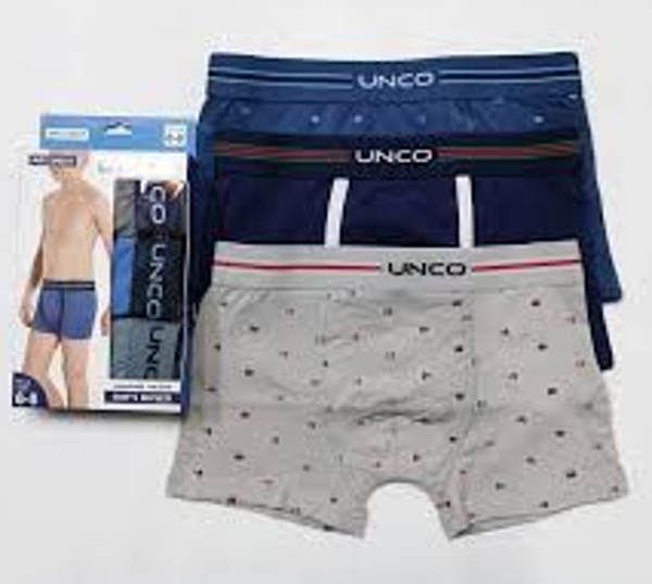 CALZONCILLO INF. BOXER ALGODON UNCO 3ud