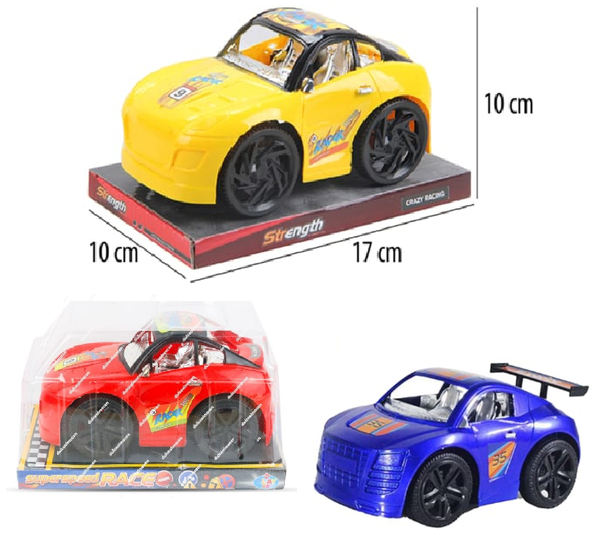 COCHE DEPORTIVO BURBUJA 17x10cm
