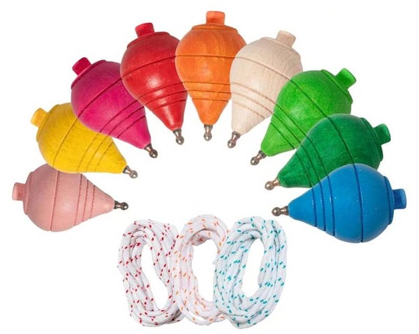 PEONZA MADERA COLORES PUNTA METAL