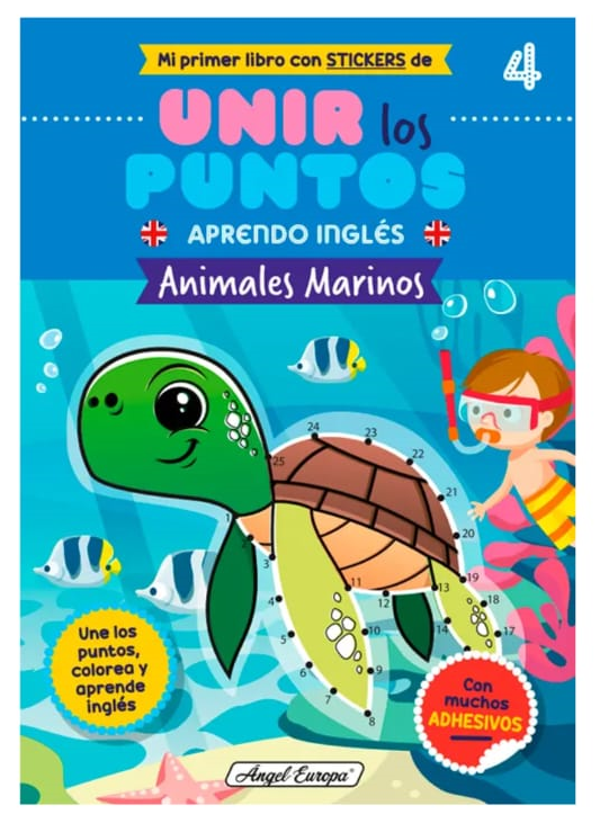LIBRO UNIR LOS PUNTOS BILINGÜE ANIMALES MARINOS (12)