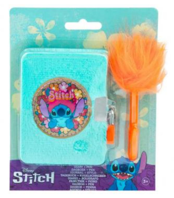 DIARIO LILO & STITCH BOLI POMPON