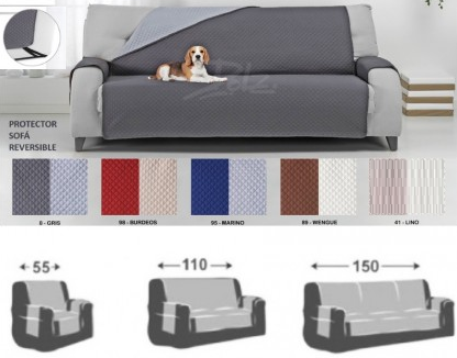 FUNDA SOFA REVERSIBLE ACOLCHADA