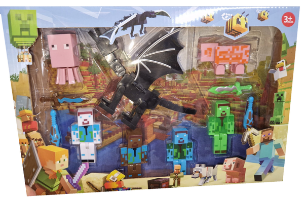 FIGURAS MINECRAFT CAJA