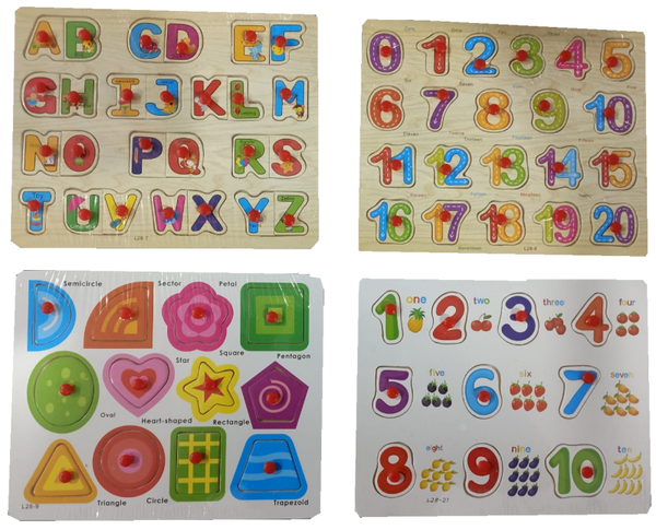 PUZZLE MADERA AGARRADOR SURTIDO