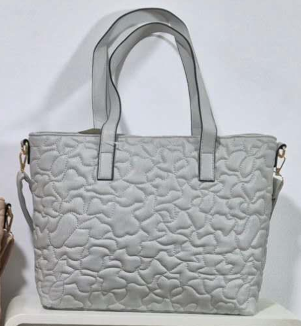 BOLSO MALETA RELIEVE LISO 40x26cm