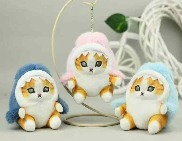 PELUCHE COLGANTE GATITO CAPUCHA