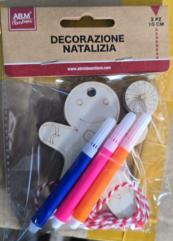 ADORNO GALLETA NAVIDAD+ROTULADORES