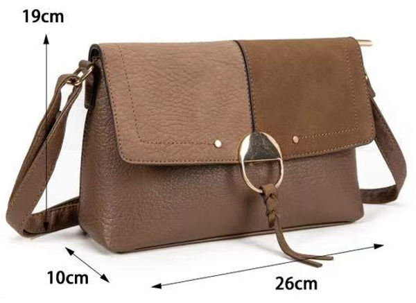 BOLSO RECTANGULAR BICOLOR 26x19cm