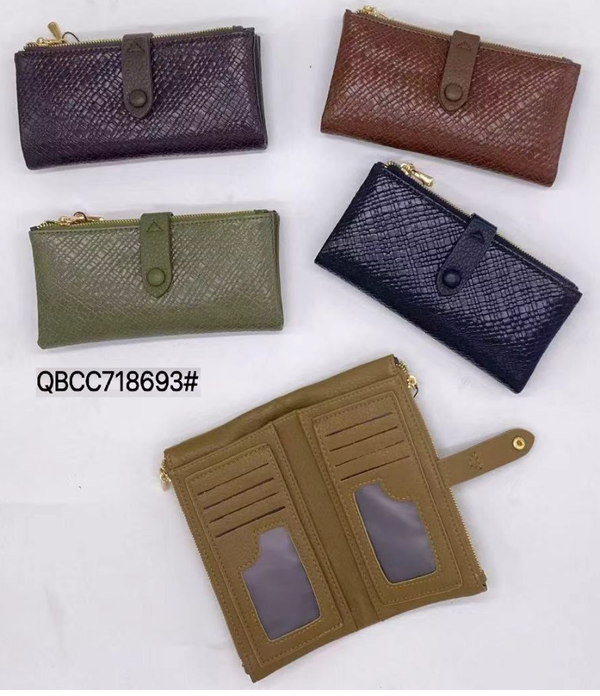 CARTERA SRA. ALARGADA LISA 18x9cm
