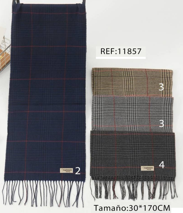BUFANDA UNISEX CASHMERE DISEÑO