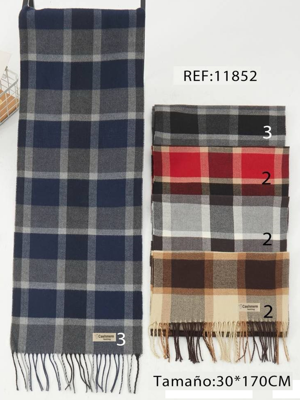 BUFANDA UNISEX CASHMERE DISEÑO