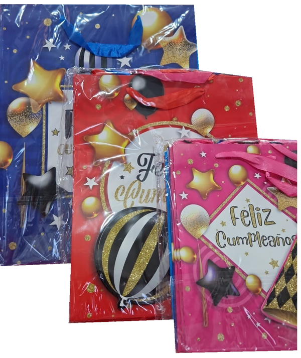 BOLSA REGALO BRILLO FELIZ CUMPLEAÑOS (12)