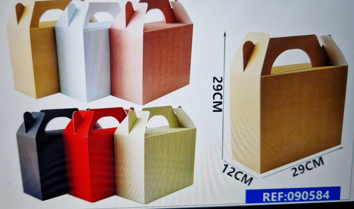 CAJA CARTON MONTABLE 6SURTIDAS 29x29cm (12)