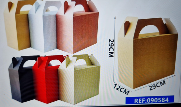CAJA CARTON MONTABLE 6SURTIDAS 29x29cm (12)