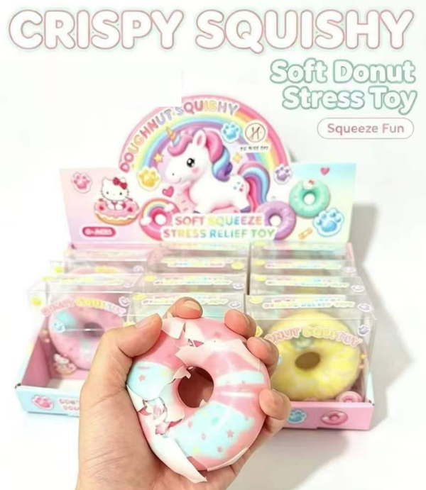 SQUISHY DONUT GRANDE CERA EXPOSITOR (12)