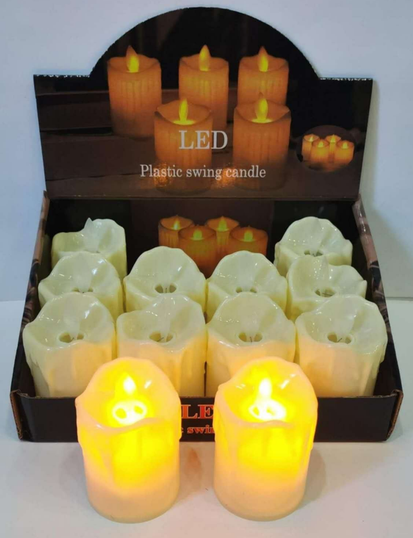 VELA LED PILAS LLAMA MOVIBLE 7cm (12)