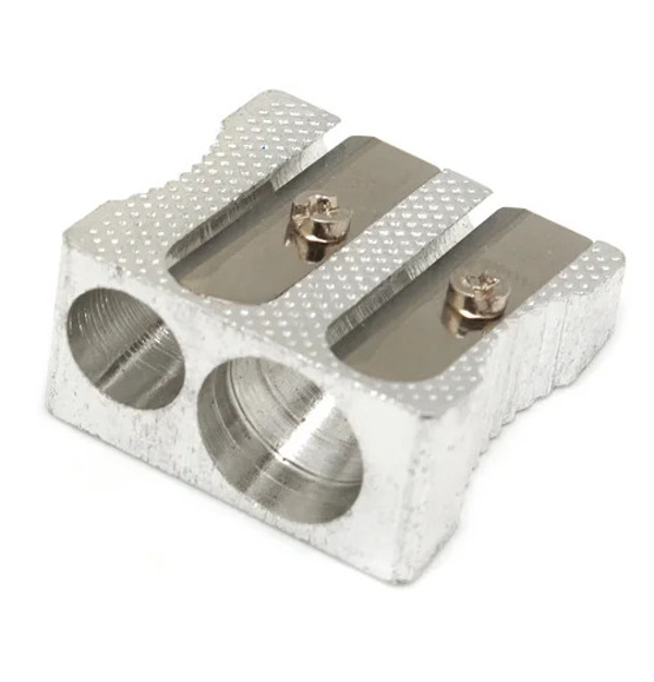 SACAPUNTAS METAL DOBLE BLISTER (24)