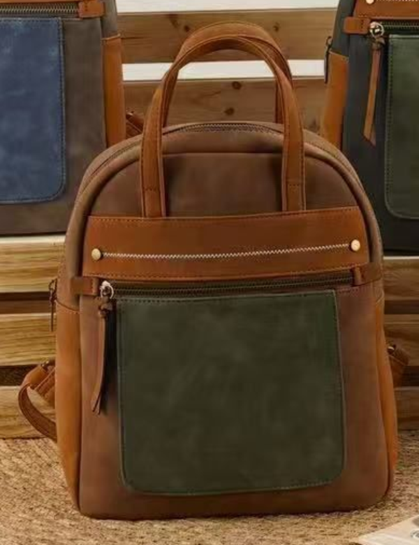 MOCHILA PASEO BICOLOR 26x32cm