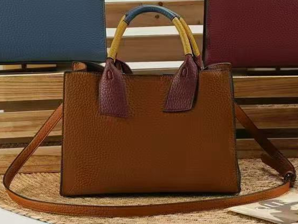 BOLSO MALETA ASA BICOLOR 30x21cm