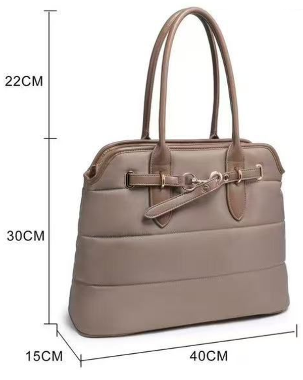 -BOLSO CUADRADO ACOLCHADO 40x30cm