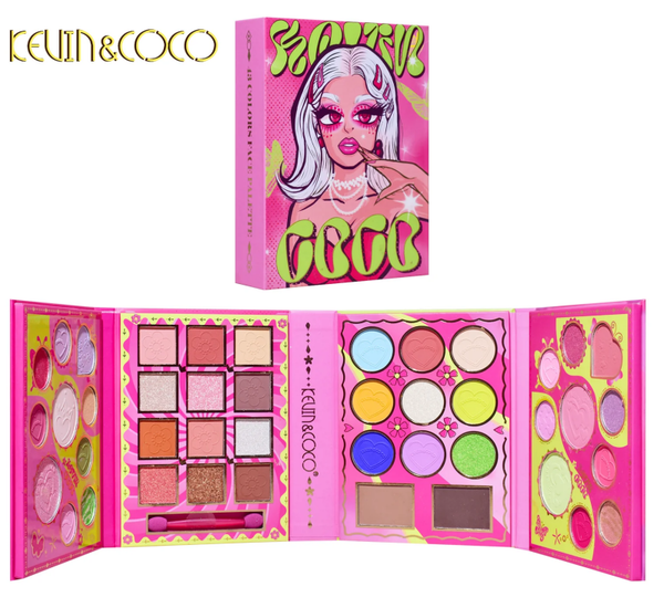 PALETA SOMBRA OJOS 43COLORES KEVIN & COCO