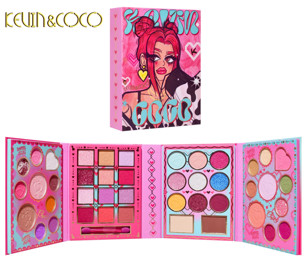 PALETA SOMBRA OJOS 43COLORES KEVIN & COCO