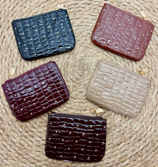 MONEDERO MATERIAL BRILLOS 13x10cm