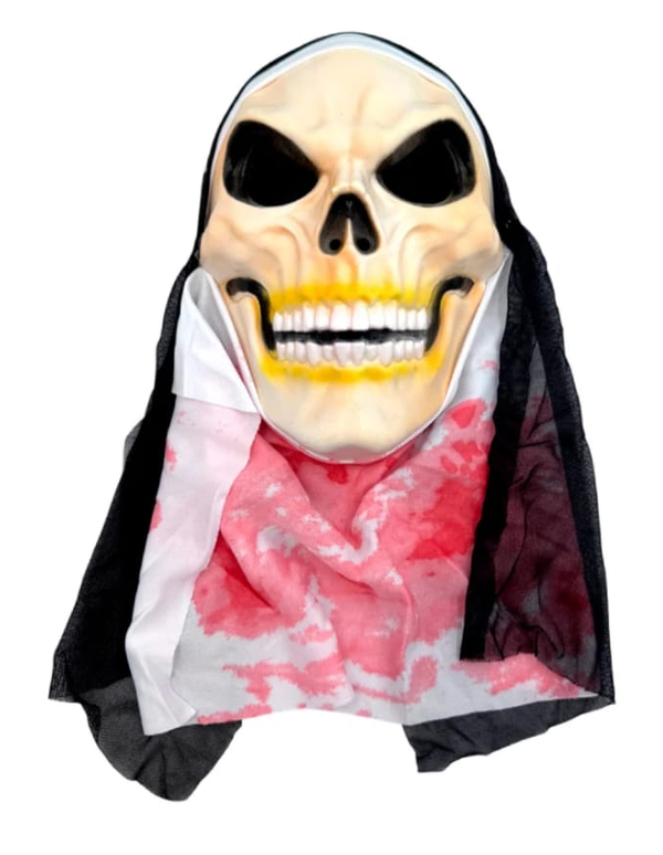 MASCARA MONJA CALAVERA SANGRE HALLOWEEN