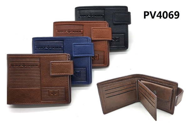 CARTERA JUVENIL CUERO EN CAJA 11x9cm