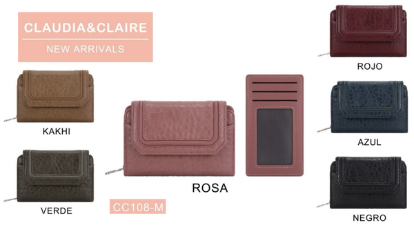 CARTERA SRA. ALARGADA LISA 15x10cm