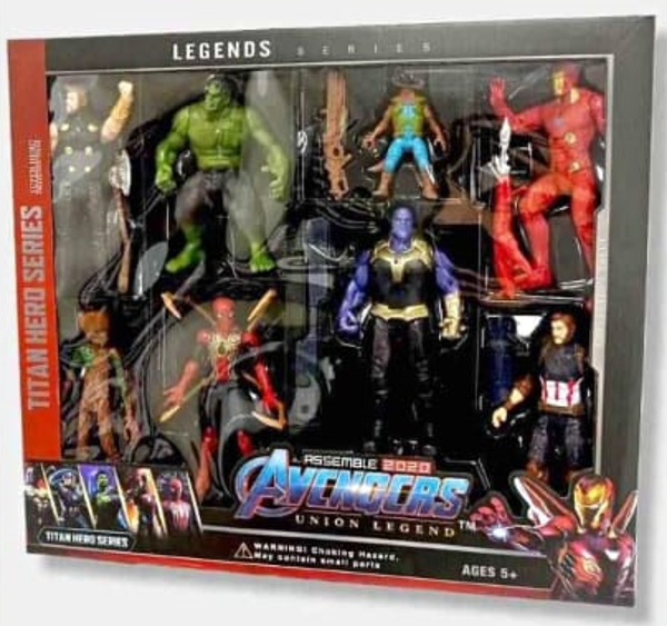 FIGURAS AVENGERS CAJA