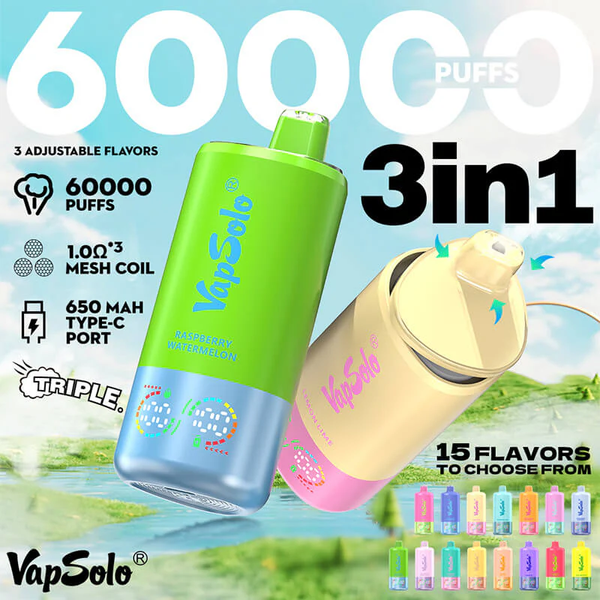 VAPER VAP SOLO 60000CALADAS 2%NICOTINA