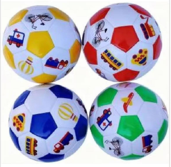 BALON FUTBOL TIPO CUERO PEQUEÑO 15cm