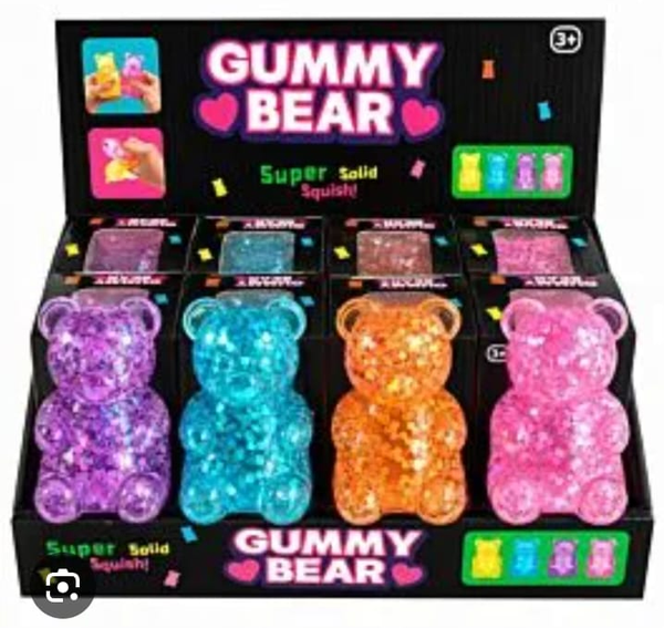 SQUISHY OSITO GEL BRILLO EXPOSITOR (12)