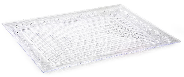 BANDEJA PLASTICO CRYSTAL RECTANGULAR