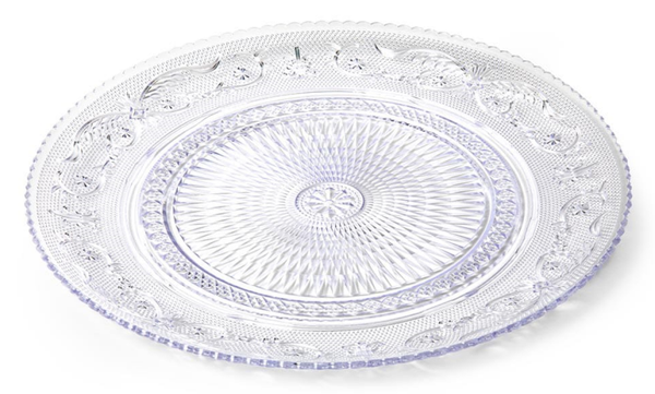 PLATO PLASTICO CRYSTAL REDONDO