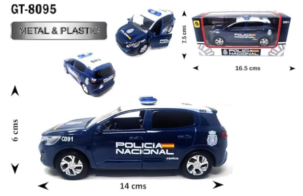 COCHE METAL ESCALA POLICIA NACIONAL